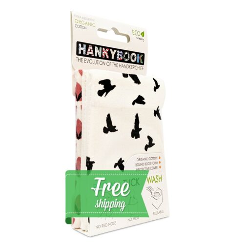 HankyBook - Oiseau, Lotus rose, Naturel 3-Set - IMG 20200504 102951 2