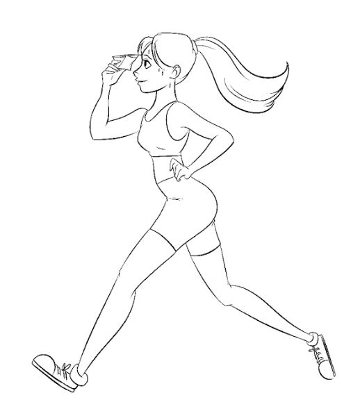 HankyBook - 23 Verwendungsmöglichkeiten des modernen Seidenpapier-Ersatzes - Running Girl