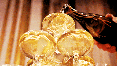 Fontana di champagne