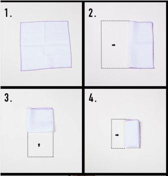 Pocket square fold