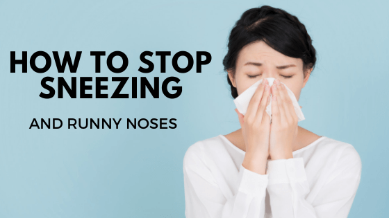 How to Stop Sneezing and Runny Noses HankyBook