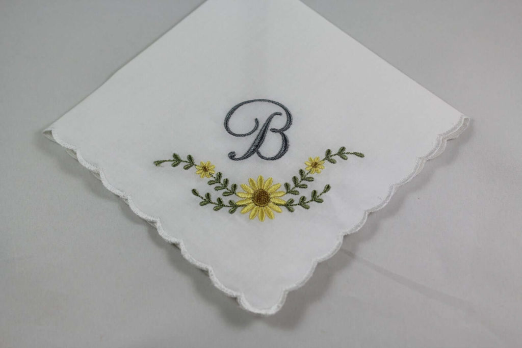 women's monogrammed handkerchiefs