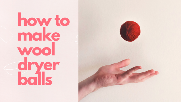 Cómo hacer bolas de lana de fieltro para secadora (con vídeo) - HankyBook