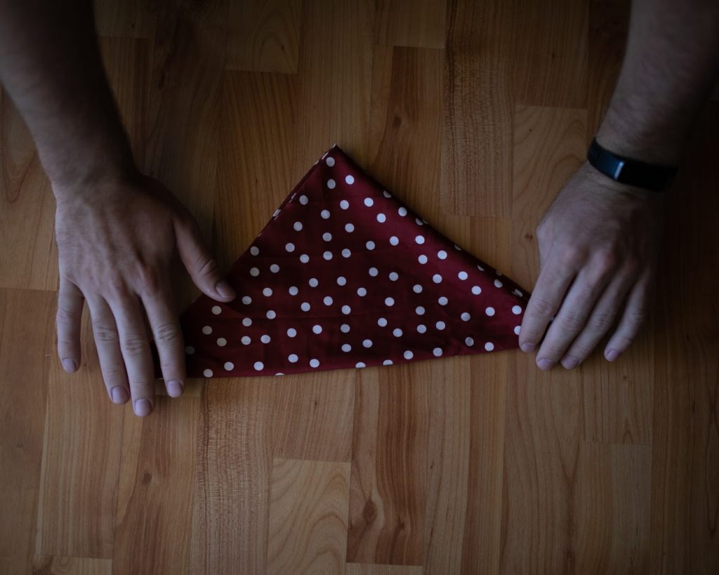 HankyBook - How to Fold a Handkerchief for a Suit Pocket (7 Methods + Photos) - pyramid2